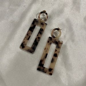Tortoiseshell earrings